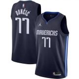 Men's Luka Doncic Navy 2020-21 Player Jersey - Statement Edition