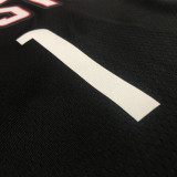 Men's John Wall Black 2020-21 Swingman Player Jersey - Statement Edition