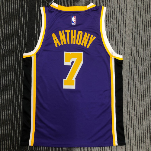 Carmelo Anthony Men's Purple Swingman Team Jersey - Statement Edition