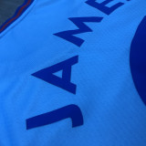 Men's LeBron James Blue Swingman Player Jersey - Movie Edition