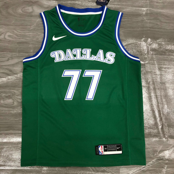 Men's Luka Doncic Green Throwback Classics 2020-21 Player Jersey - Classic Edition