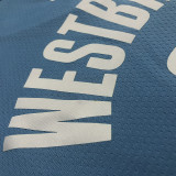 Russell Westbrook Men's Blue Swingman Team Jersey - City Edition