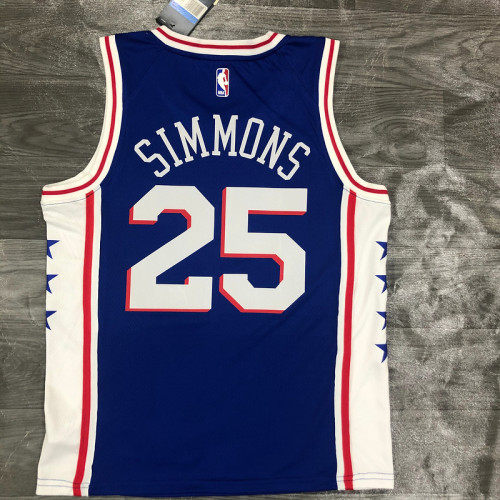 Men's Ben Simmons Royal 2020-21 Swingman Player Jersey - Icon Edition