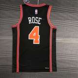 Men's Derrick Rose Black Team Jersey - City Edition