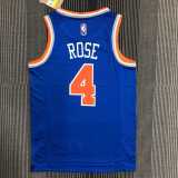 Men's Derrick Rose Blue Team Jersey - 75th Anniversary Edition