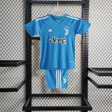 Kids Juventus 23/24 Goalkeeper Jersey and Short Kit