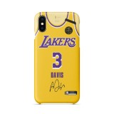 Kobe Bryant / LeBron James / Kyle Kuzma Retro Jersey Yellow Phone Case