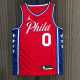Men's Tyrese Maxey Red Team Jersey - Statement Edition