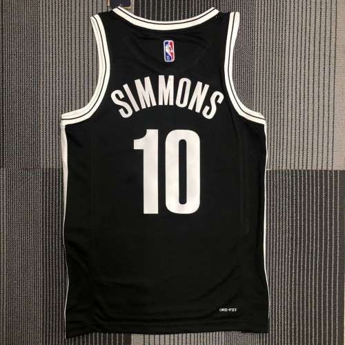 Men's Ben Simmons Black Team Jersey - 75th Anniversary Edition