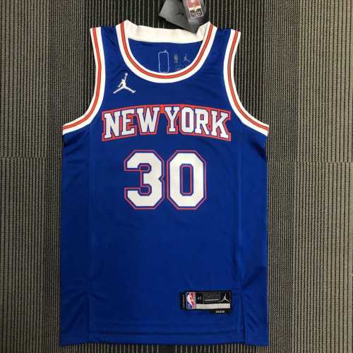Men's Julius Randle Blue Team Jersey - Statement Edition