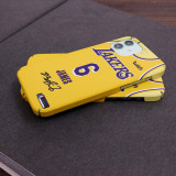 LeBron James / Russell Westbrook Retro Jersey Yellow Phone Case