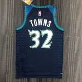 Men's Karl-Anthony Towns Blue Team Jersey - City Edition