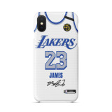 Kobe Bryant / LeBron James / Kyle Kuzma City Jersey White Phone Case