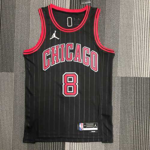 Men's Zach LaVine Black Team Jersey - Statement Edition