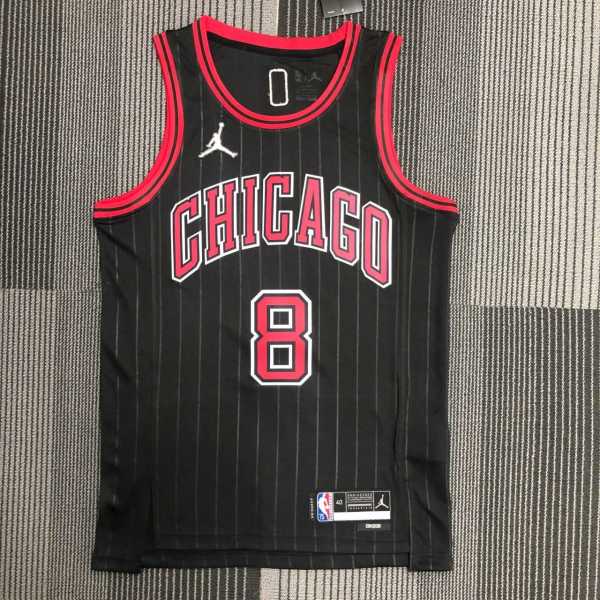 Men's Zach LaVine Black Team Jersey - Statement Edition