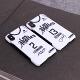 Kawhi Leonard / Paul George / Louis Williams White Jersey Phone Case