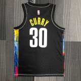 Men's Stephen Curry Black Team Jersey