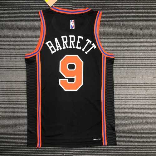 Men's R.J.Barrett Black Team Jersey - City Edition