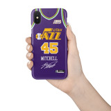 Joe Ingles / Rudy Gobert / Donovan Mitchell Retro Jersey Purple Phone Case