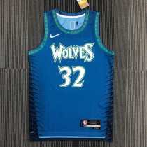 Men's Karl-Anthony Towns Blue Team Jersey - City Edition