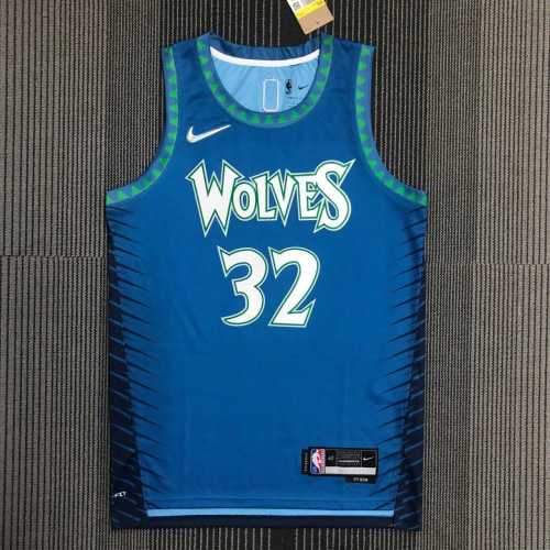 Men's Karl-Anthony Towns Blue Team Jersey - City Edition