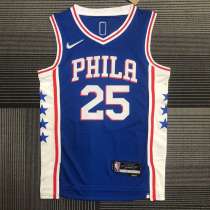Men's Ben Simmons Blue Team Jersey - 75th Anniversary Edition