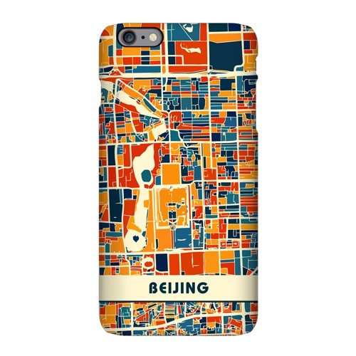 Beijing / Shanghai / Guangzhou / Shenzhen City Map Phone Case