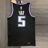 Men's De’Aaron Fox Black Team Jersey - City Edition