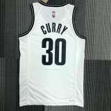 Men's Stephen Curry White Team Jersey - 75th Anniversary Edition