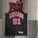 Men's Dennis Rodman Black Team Jersey - Statement Edition
