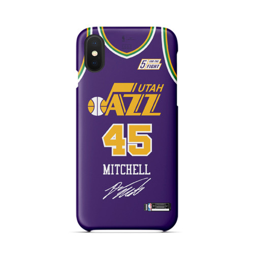 Joe Ingles / Rudy Gobert / Donovan Mitchell Retro Jersey Purple Phone Case