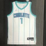 Men's LaMelo Ball White Team Jersey - 75th Anniversary Edition