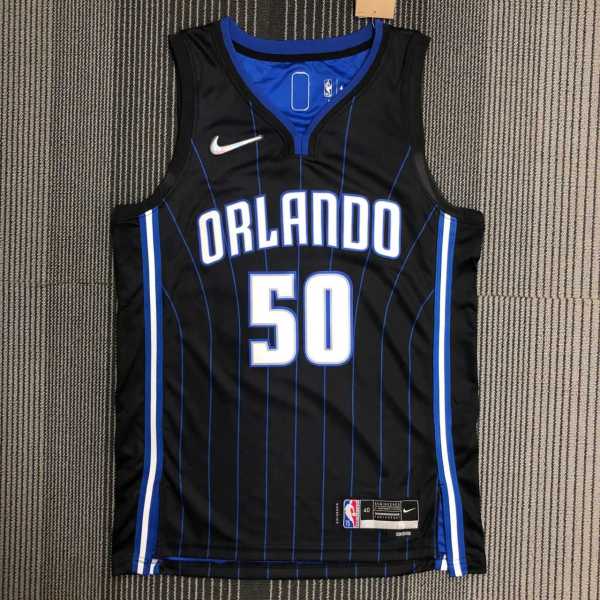 Men's Cole Anthony Black Team Jersey - 75th Anniversary Edition