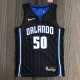 Men's Cole Anthony Black Team Jersey - 75th Anniversary Edition