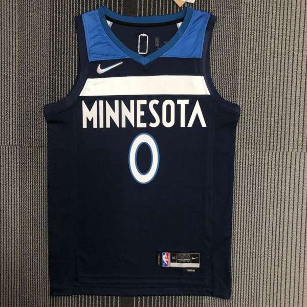 Men's D'Angelo Russell Blue Team Jersey - 75th Anniversary Edition