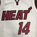 Men's Tyler Herro White Team Jersey - 75th Anniversary Edition