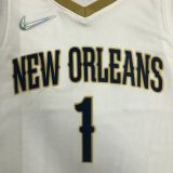 Men's Zion Williamson White Team Jersey - 75th Anniversary Edition