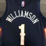 Men's Zion Lateef Williamson Blue Team Jersey - 75th Anniversary Edition