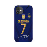 Antoine Griezmann / Kylian Sanmi Mbappé Lottin 2022 Home and Away Jersey Phone Case