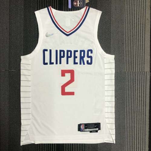 Men's Kawhi Leonard White Team Jersey - Authentic Edition