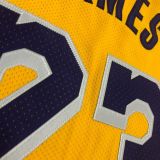 Men's LeBron James Yellow Team Jersey - Authentic Edition