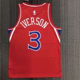 Men's Allen Iverson Red Team Jersey