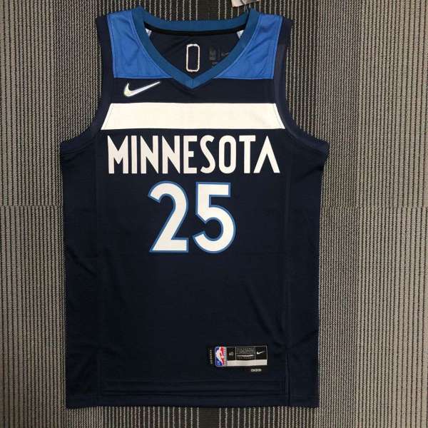 Men's Derrick Rose Blue Team Jersey - 75th Anniversary Edition