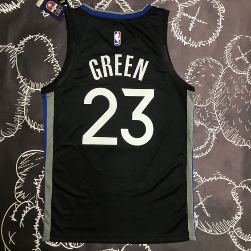 Men's Draymond Green Black Team Jersey