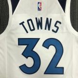 Men's Karl-Anthony Towns White Team Jersey - 75th Anniversary Edition