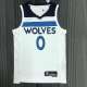 Men's D'Angelo Russell White Team Jersey - 75th Anniversary Edition
