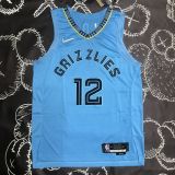 Men's Ja Morant Blue Team Authentic Jersey - City Edition