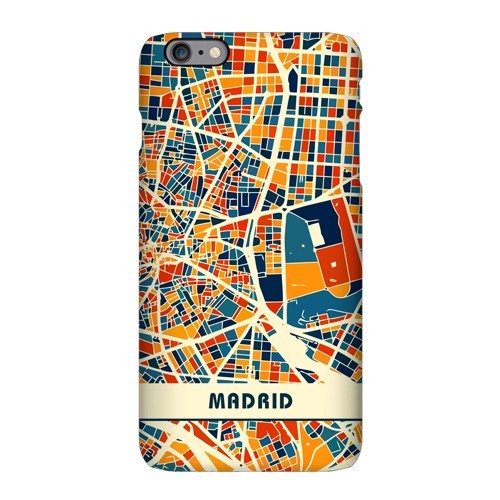 MAP OF Madrid & Barcelona Phone Case