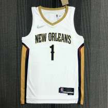 Men's Zion Williamson White Team Jersey - 75th Anniversary Edition