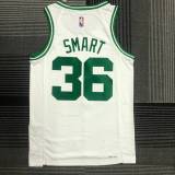Men's Marcus Smart White Team Jersey - 75th Anniversary Edition